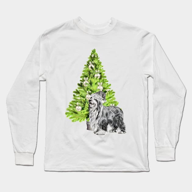 Bearded Collie Dog Long Sleeve T-Shirt by NikkiBear67